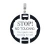 imageThree Little Tots Two Pack  No Kissing and Woodlands No Touching Baby Car Seat and Stroller Signs  CPSIA Safety TestedRainbow  Black  White