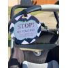 imageThree Little Tots Two Pack  No Kissing and Woodlands No Touching Baby Car Seat and Stroller Signs  CPSIA Safety TestedSeahawk