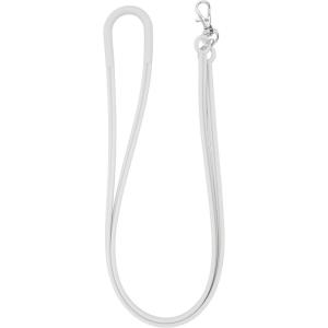 imageSilicone Lanyard for Masks ID Holder Keys Badges and More Modern Design BlackGray
