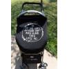 imageThree Little Tots  Car Seat 5 in 1 Cover  Im Cute ampamp Cuddly But Please Dont Touch Little MeBlack