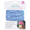 imageThree Little Tots Kids Savior Band headbands with buttons for mask for nurses going out to the gym grocery store or other places to protect your ears BlueBlue