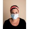 imageThree Little Tots Savior Band headbands with buttons for mask for nurses going out to the gym grocery store or other places to protect your ears BlackSherbet