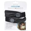 imageThree Little Tots Savior Band headbands with buttons for mask for nurses going out to the gym grocery store or other places to protect your ears BlackDark Gray