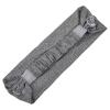 imageThree Little Tots Savior Band headbands with buttons for mask for nurses going out to the gym grocery store or other places to protect your ears BlackHeather Gray