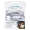 imageThree Little Tots Savior Band headbands with buttons for mask for nurses going out to the gym grocery store or other places to protect your ears BlackCozy Gray