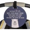 imageTHREE LITTLE TOTS  Mama Bear Sanitize and No Touching Baby Car Seat Sign or Stroller Tag  CPSIA Safety Tested