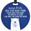 imageTHREE LITTLE TOTS  Mama Bear Sanitize and No Touching Baby Car Seat Sign or Stroller Tag  CPSIA Safety Tested