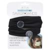 imageThree Little Tots Savior Band headbands with buttons for mask for nurses going out to the gym grocery store or other places to protect your ears Black ampamp WhiteBlack