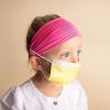 image:imageKids Savior Band headbands with buttons for mask for nurses going out to the gym grocery store or other places to protect your ears  Kids Pink