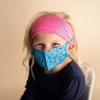 image:imageKids Savior Band headbands with buttons for mask for nurses going out to the gym grocery store or other places to protect your ears  Kids Pink