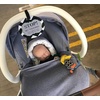image:imageTHREE LITTLE TOTS  Please Dont Touch BabyCar Seat Sign or Stroller Tag  CPSIA Safety Tested BlueGreen