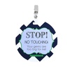 image:imageTHREE LITTLE TOTS  Please Dont Touch BabyCar Seat Sign or Stroller Tag  CPSIA Safety Tested BlueGreen