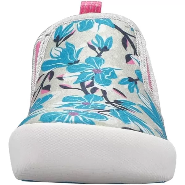 imageBOGS UnisexChild Kids Kicker Ii Slip on Shoe SneakerMagnolia Print  Oyster