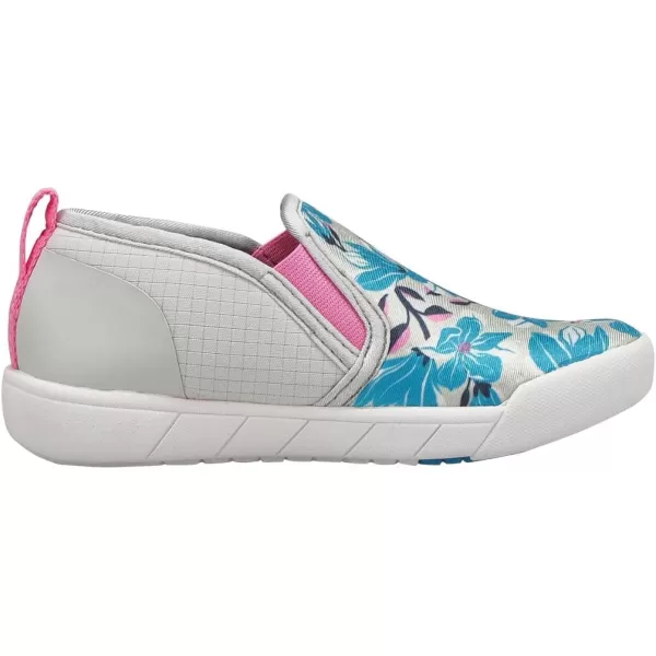 imageBOGS UnisexChild Kids Kicker Ii Slip on Shoe SneakerMagnolia Print  Oyster