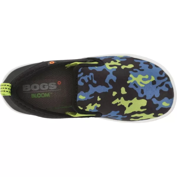 imageBOGS UnisexChild Kids Kicker Ii Slip on Shoe SneakerNeo Camo Print  Black