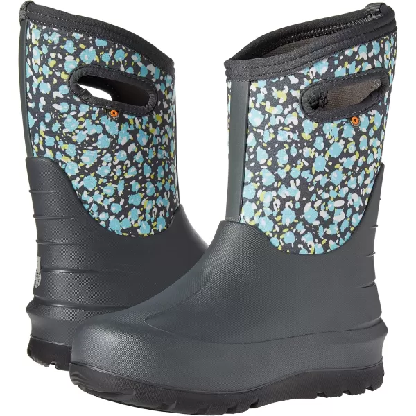 imageBOGS UnisexChild Kids Neo Classic Boot RainAnimal Print  Dark Gray