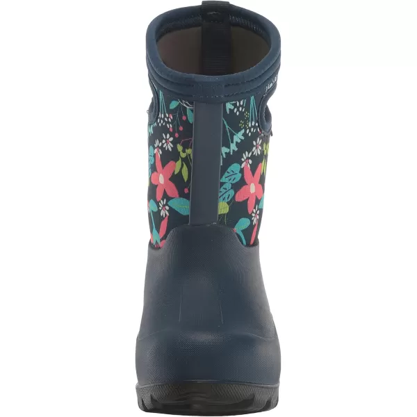 imageBOGS UnisexChild Kids Neo Classic Boot RainCartoon Flowers Print  Ink Blue