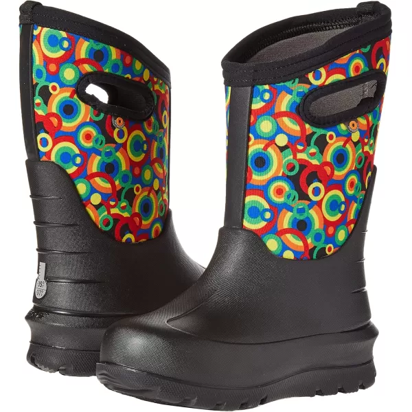 imageBOGS UnisexChild Kids Neo Classic Boot RainCircle Geo Print  Black