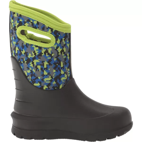 imageBOGS UnisexChild Kids Neo Classic Boot RainDigital Maze Print  Black
