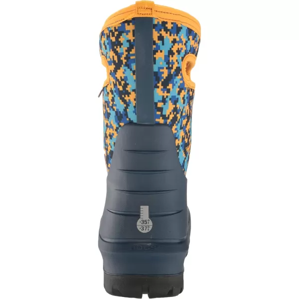 imageBOGS UnisexChild Kids Neo Classic Boot RainDigital Maze Print  Ink Blue