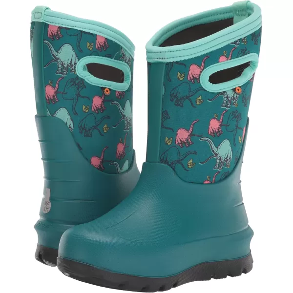 imageBOGS UnisexChild Kids Neo Classic Boot RainGood Dino Print  Teal