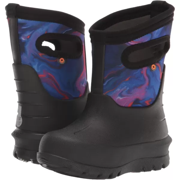 imageBOGS UnisexChild Kids Neo Classic Boot RainOil Twist Print  Black
