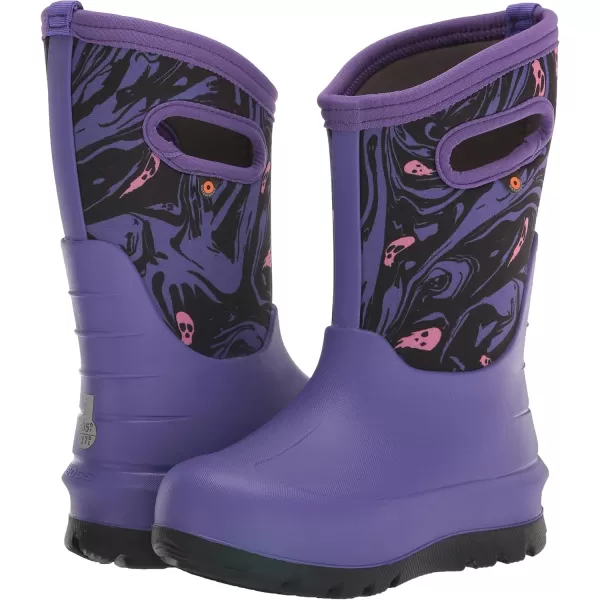 imageBOGS UnisexChild Kids Neo Classic Boot RainSpooky Print  Violet