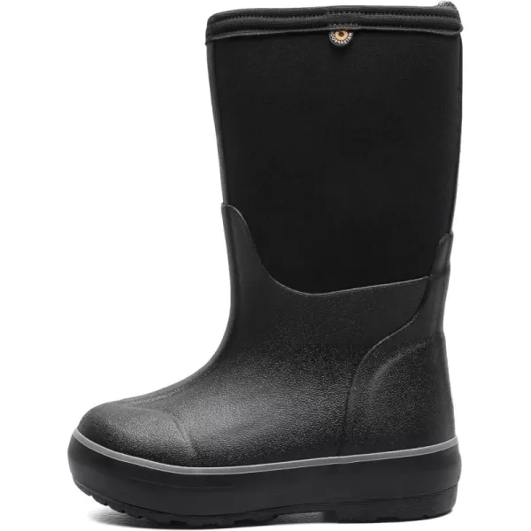imageBOGS UnisexChild Kids Classic Waterproof Rain Boot No HandlesBlack