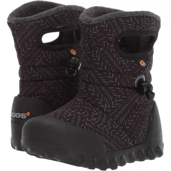 imageBogs UnisexChild Bmoc Waterproof Insulated KidsToddler Winter BootFleck PrintBlackMulti