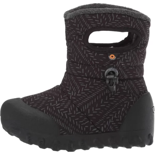 imageBogs UnisexChild Bmoc Waterproof Insulated KidsToddler Winter BootFleck PrintBlackMulti