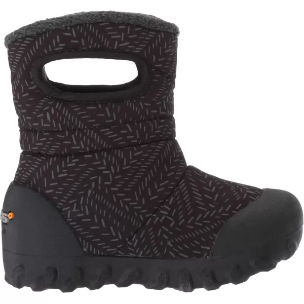 imageBogs UnisexChild Bmoc Waterproof Insulated KidsToddler Winter BootFleck PrintBlackMulti