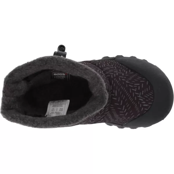 imageBogs UnisexChild Bmoc Waterproof Insulated KidsToddler Winter BootFleck PrintBlackMulti