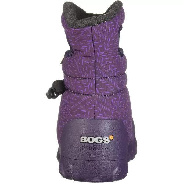 imageBogs UnisexChild Bmoc Waterproof Insulated KidsToddler Winter BootFleck PrintEggplantMulti