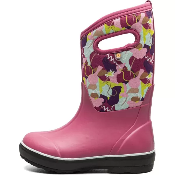 imageBOGS UnisexChild Kids Classic Waterproof Rain BootJoyful Print  Magenta