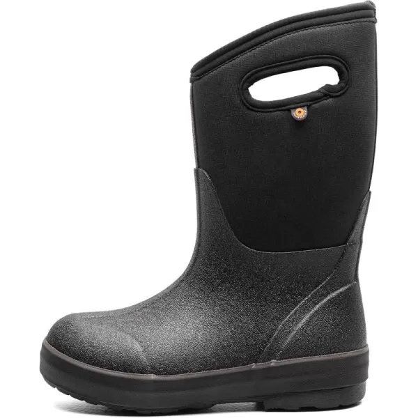 imageBOGS UnisexChild Kids Classic Waterproof Rain BootSolid Print  Black
