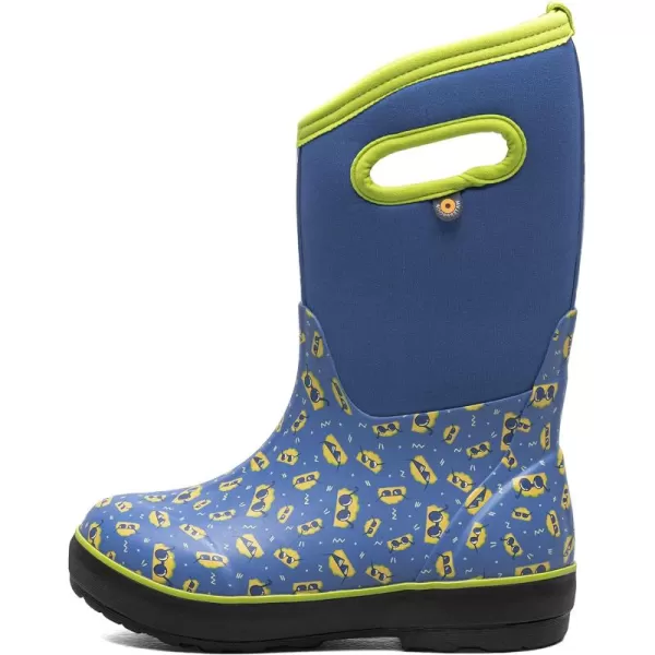 imageBOGS UnisexChild Kids Classic Waterproof Rain BootTacos Print  Blue