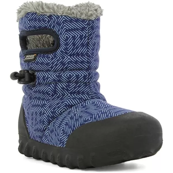 imageBogs UnisexChild Bmoc Waterproof Insulated KidsToddler Winter BootDash PrintBlueMulti