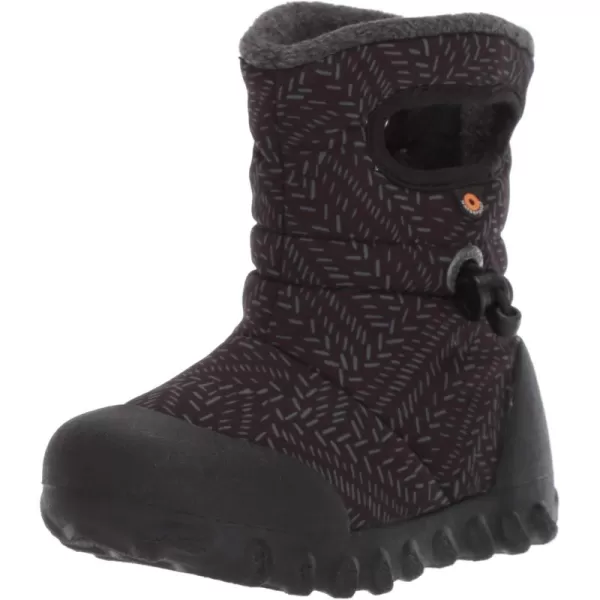 imageBogs UnisexChild Bmoc Waterproof Insulated KidsToddler Winter BootFleck PrintBlackMulti