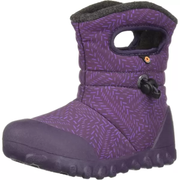 imageBogs UnisexChild Bmoc Waterproof Insulated KidsToddler Winter BootFleck PrintEggplantMulti