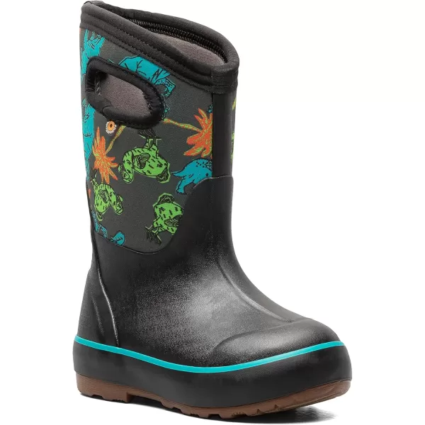 imageBOGS UnisexChild Classic Ii Dino Dodo Snow BootBlack Multi