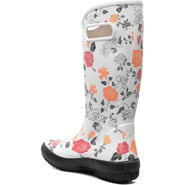 imageBOGS Womens RainbootVintage Rose Rain ShoeIvory Multi