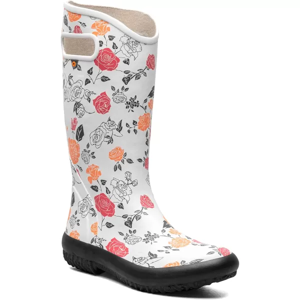 imageBOGS Womens RainbootVintage Rose Rain ShoeIvory Multi