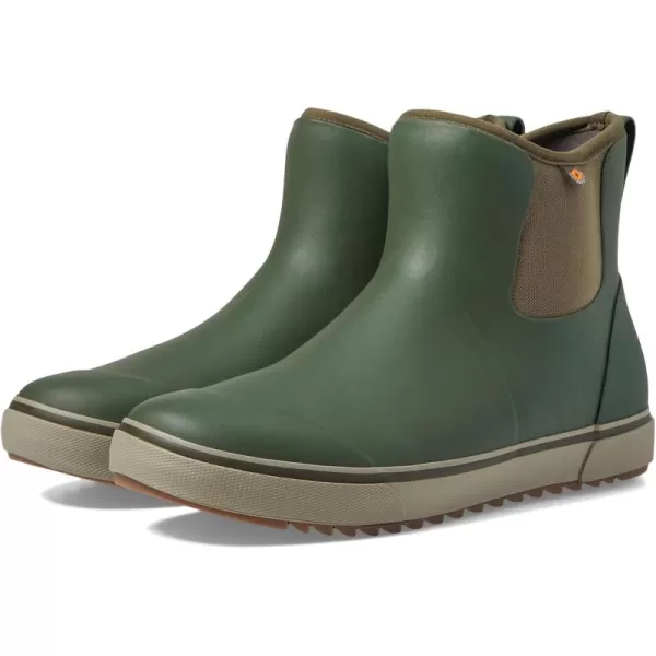 imageBOGS Mens Kicker Rain Chelsea Neo BootDark Green Multi 1