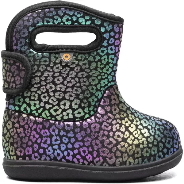 Rainbow Leopard Print - Black