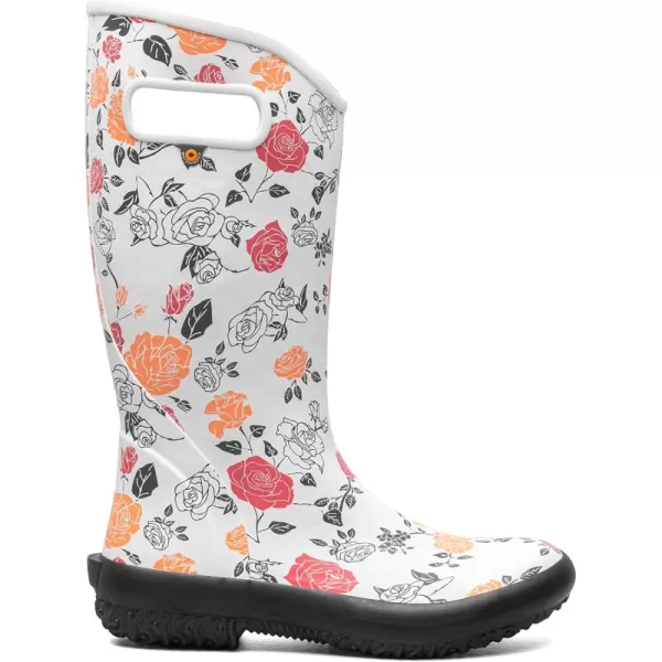 imageBOGS Womens RainbootVintage Rose Rain ShoeIvory Multi