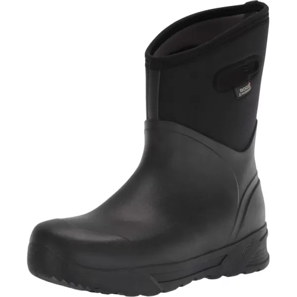 imageBogs Mens Bozeman Mid Waterproof Warm Insulated Winter Work Snow and Rain BootBlack
