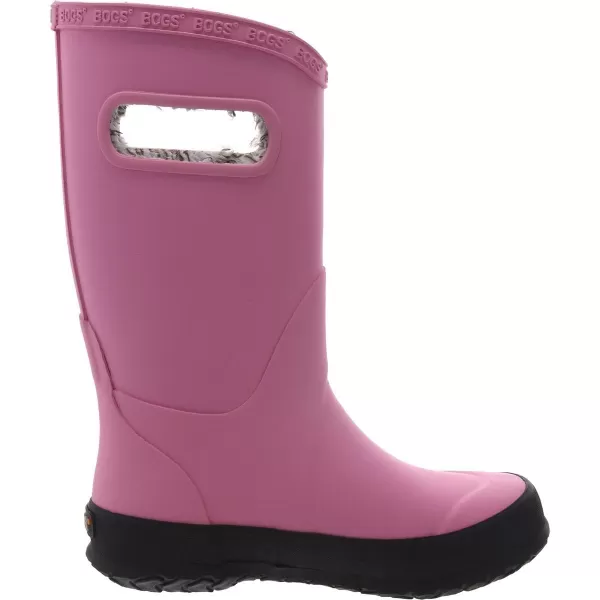 imageBOGS UnisexChild Kids Rainboot Rain BootPlush  Solid Pink