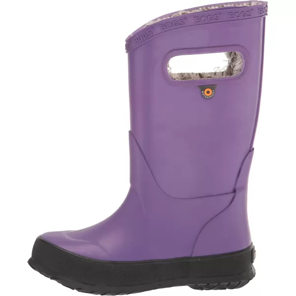 imageBOGS UnisexChild Kids Rainboot Rain BootPlush  Solid Purple
