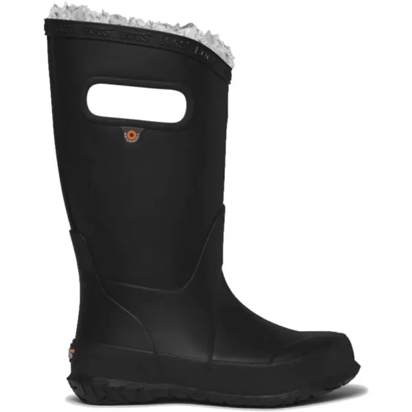 imageBOGS UnisexChild Kids Rainboot Rain BootPlush  Solid Black