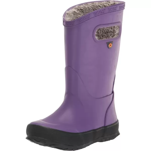 imageBOGS UnisexChild Kids Rainboot Rain BootPlush  Solid Purple